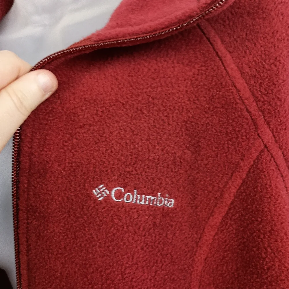 NWOT‎ Columbia Red Fleece Jacket (#1,276)